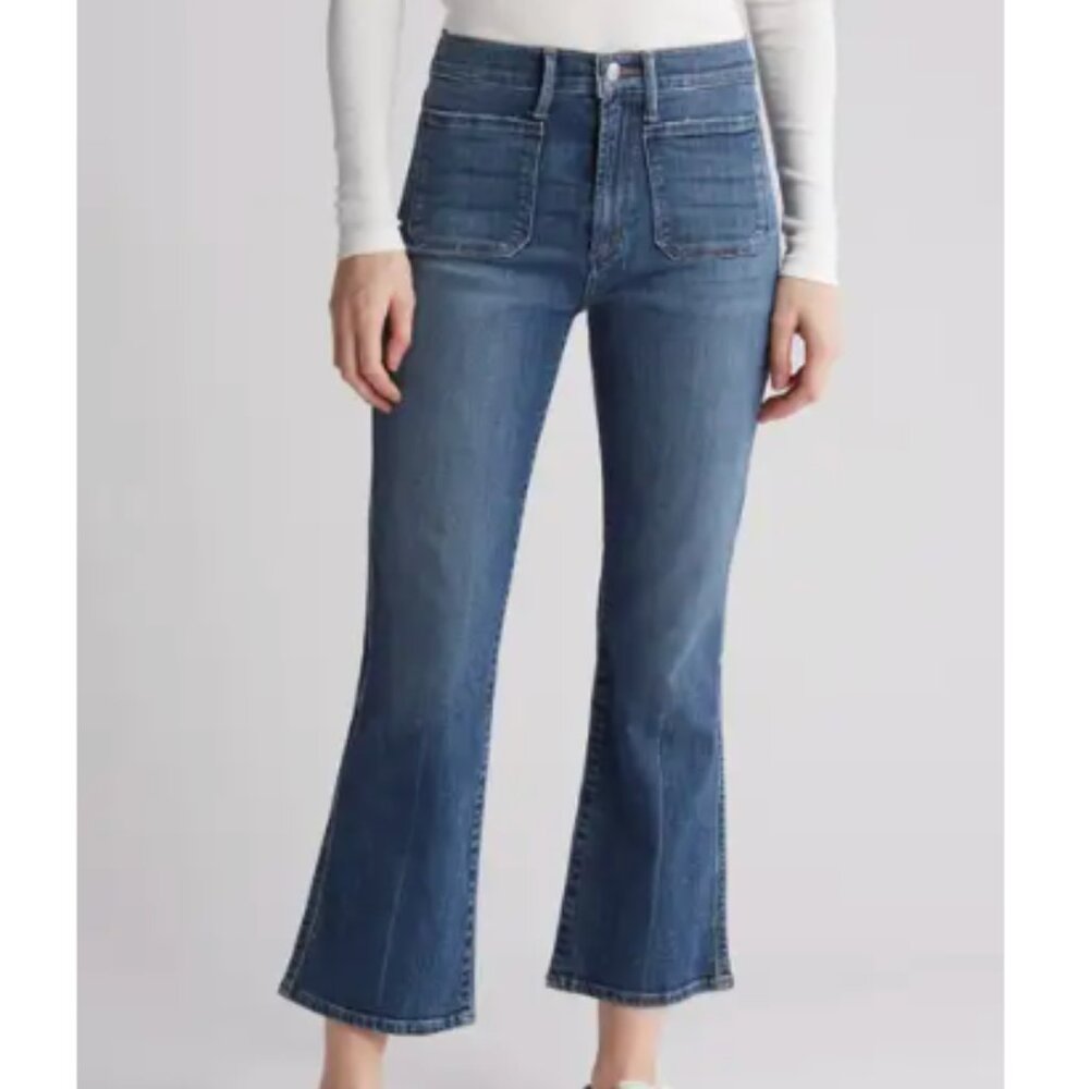 Joe's High Waist Crop Bootcut Jeans